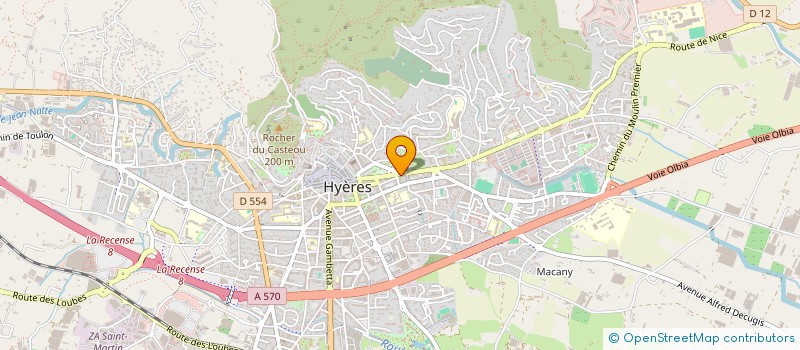localisation de l'entreprise MYNE à HYERES