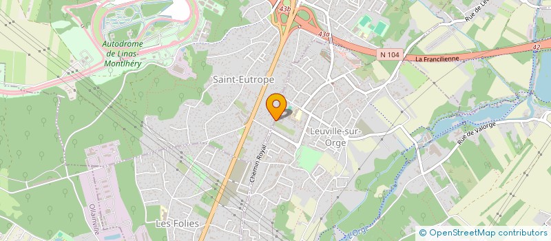 localisation de l'entreprise MYNKLER TELECOM à LEUVILLE-SUR-ORGE