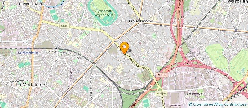 localisation de l'entreprise MYNOTIS DECORATION à MARCQ-EN-BARŒUL