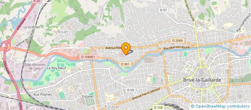 localisation de l'entreprise MYNT IMMERSION  BRIVE-LA-GAILLARDE