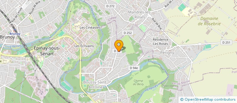 localisation de l'entreprise MYNWAY à BOUSSY-SAINT-ANTOINE
