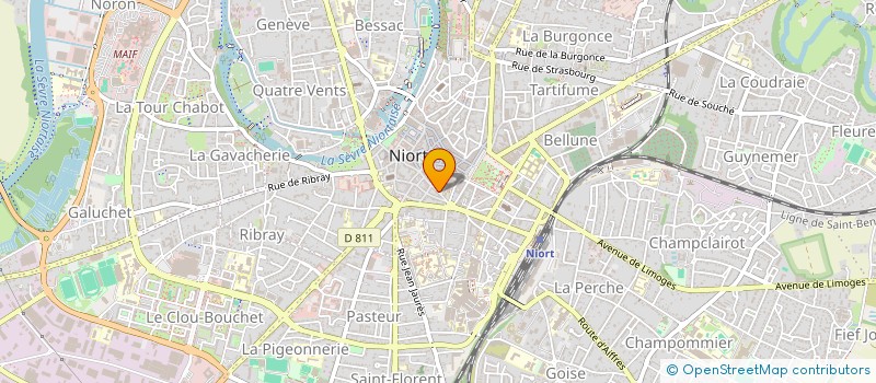 localisation de l'entreprise MYO MASSAGE COM  NIORT