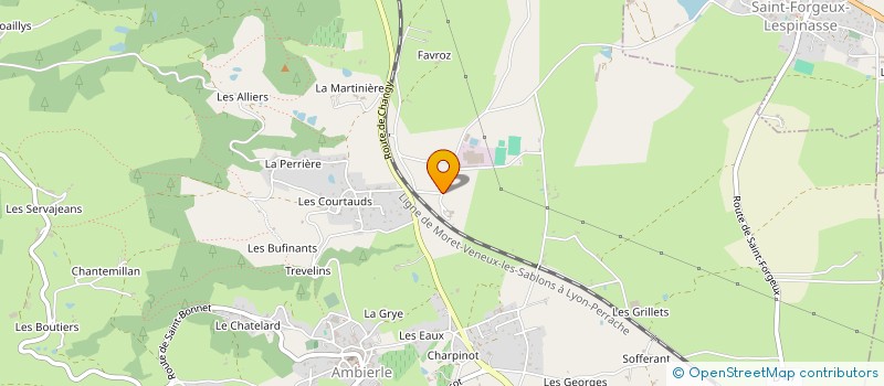 localisation de l'entreprise MYOCASTOR  AMBIERLE