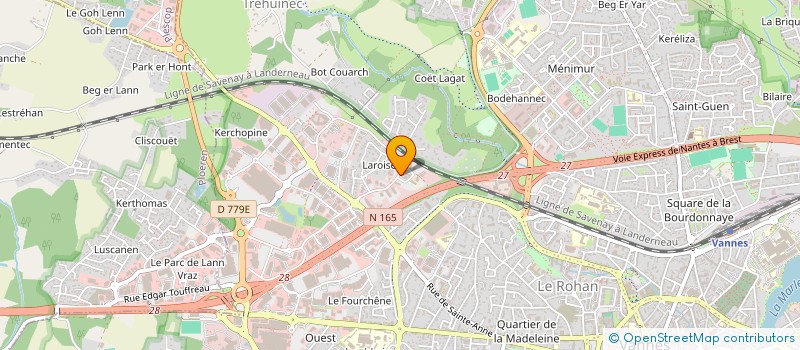 localisation de l'entreprise MYOCEAN IT à VANNES