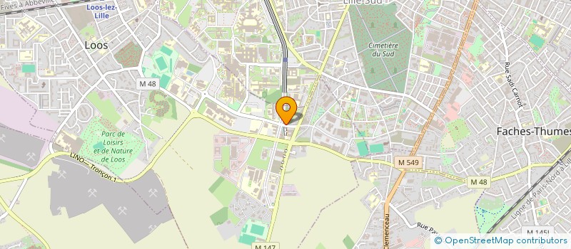 localisation de l'entreprise MYODEV à LOOS