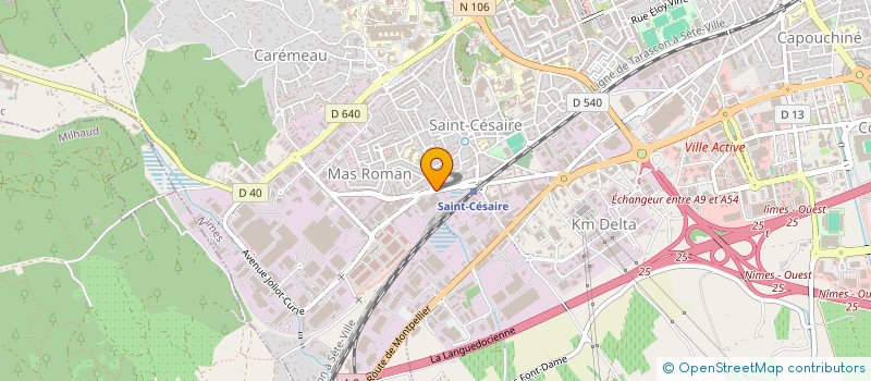 localisation de l'entreprise MYOM à NIMES