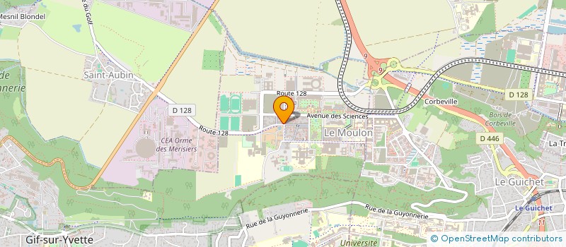 localisation de l'entreprise MYORTHO à GIF-SUR-YVETTE