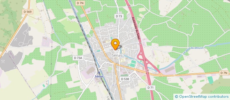 localisation de l'entreprise MYOSOTIS  SENAS