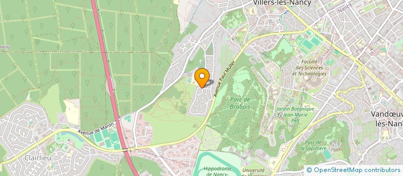 localisation de l'entreprise MYOSOTIS  VILLERS-LES-NANCY