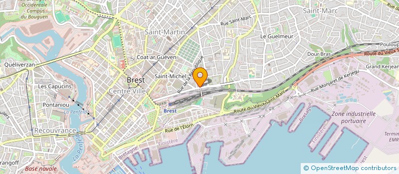 localisation de l'entreprise MYOSOTIS  BREST