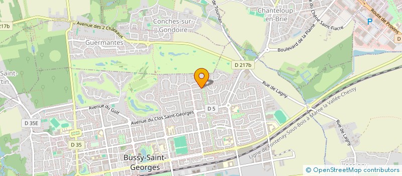 localisation de l'entreprise MYOSOTIS  BUSSY-SAINT-GEORGES