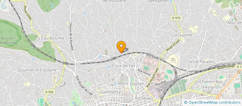 localisation de l'entreprise MYOSOTIS  NIMES