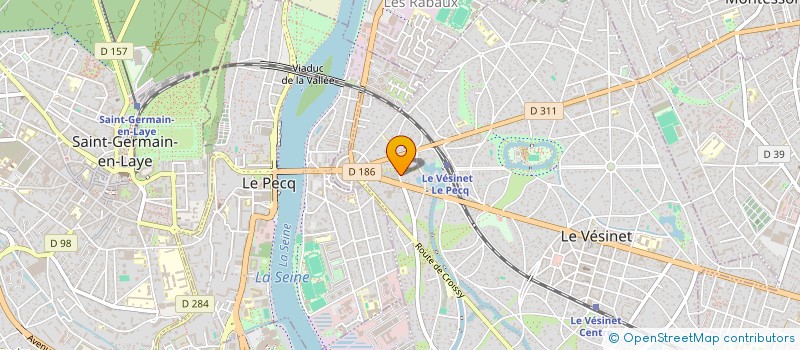 localisation de l'entreprise MYOSOTIS  LE VESINET