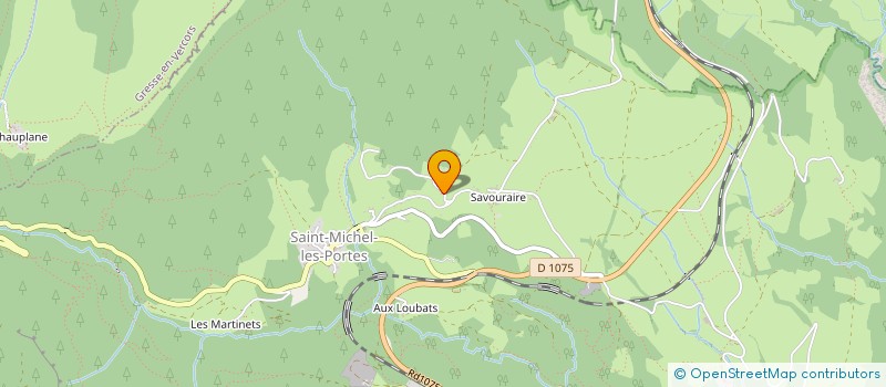 localisation de l'entreprise MYOSOTIS  SAINT-MICHEL-LES-PORTES