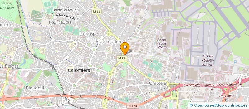 localisation de l'entreprise MYOSOTIS ANF à COLOMIERS