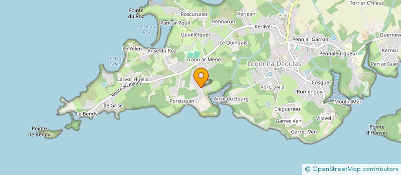 localisation de l'entreprise MYOSOTIS - EN MARCHE POUR ALZHEIMER  LOGONNA-DAOULAS