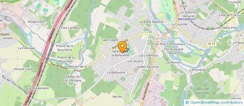 localisation de l'entreprise MYOSOTIS MONTBAZON  MONTBAZON