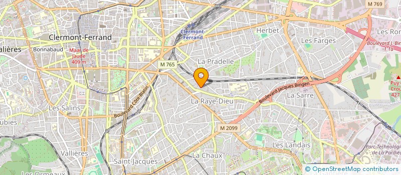 localisation de l'entreprise MYOSOTISDU63  CLERMONT-FERRAND