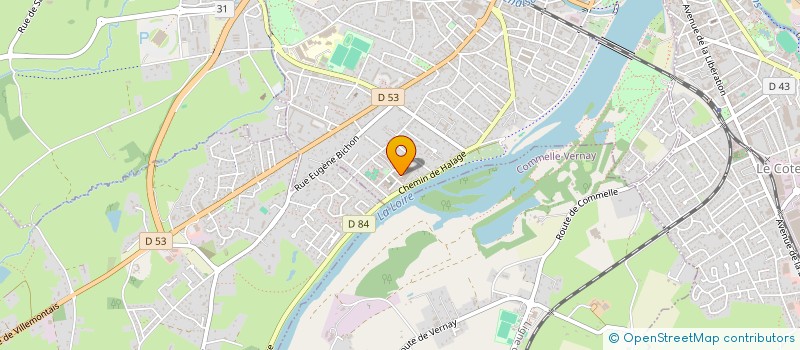 localisation de l'entreprise MYOTEC ROANNE  ROANNE