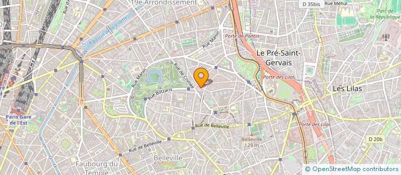 localisation de l'entreprise MYOTHESIS à PARIS