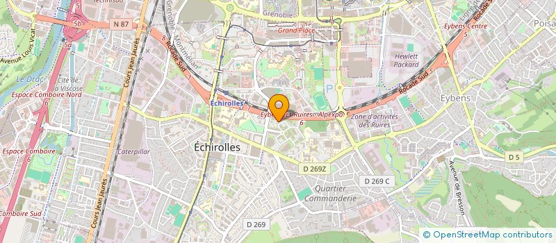localisation de l'entreprise MYOTIS à ECHIROLLES