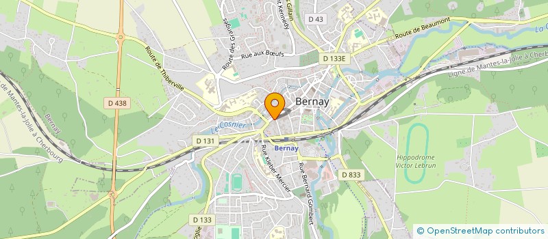 localisation de l'entreprise MYOXIPUR  BERNAY