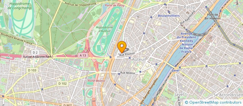 localisation de l'entreprise MYP INVEST à NEUILLY-SUR-SEINE