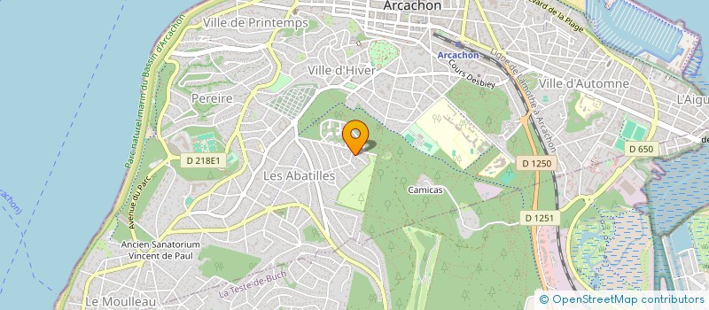 localisation de l'entreprise MYPADDOCK  ARCACHON