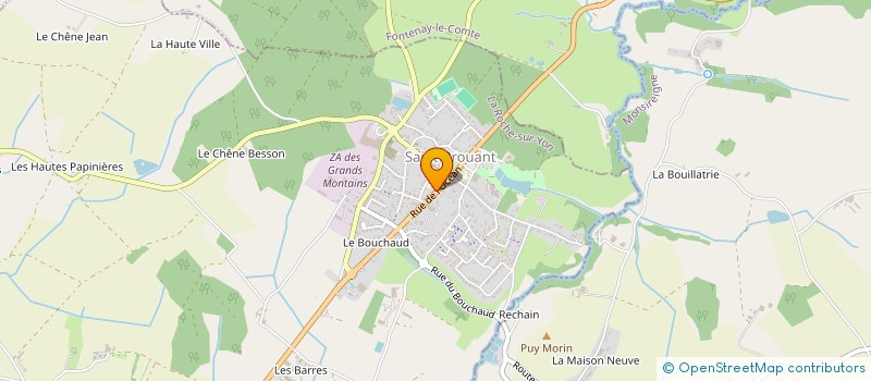 localisation de l'entreprise MYPAGE  SAINT-PROUANT