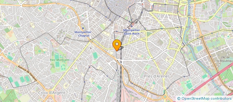 localisation de l'entreprise MYPROD à MONTPELLIER