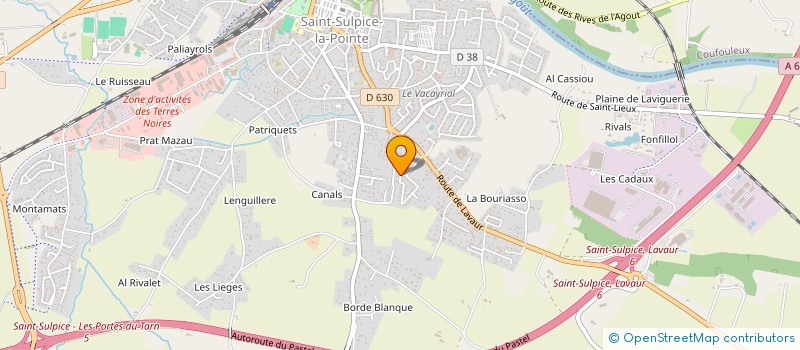 localisation de l'entreprise MYPROPAL à SAINT-SULPICE-LA-POINTE