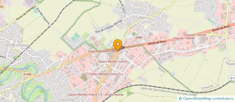 localisation de l'entreprise MYQ NIORT à NIORT
