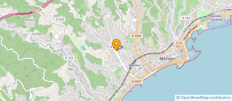 localisation de l'entreprise MYR à MENTON
