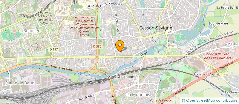 localisation de l'entreprise MYR DEVELOPMENT  CESSON-SEVIGNE