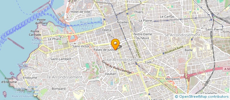 localisation de l'entreprise MYR HOTEL MARSEILLE à MARSEILLE