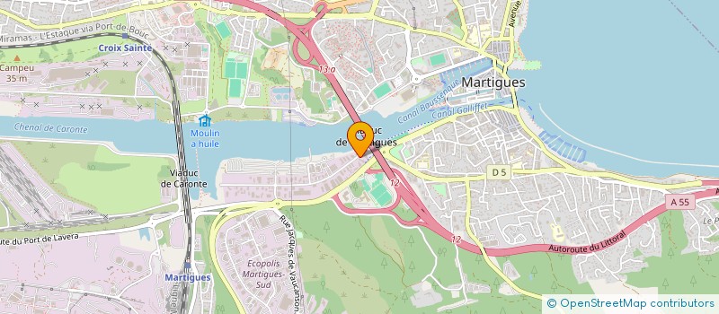 localisation de l'entreprise MYRA INDUSTRIES  MARTIGUES