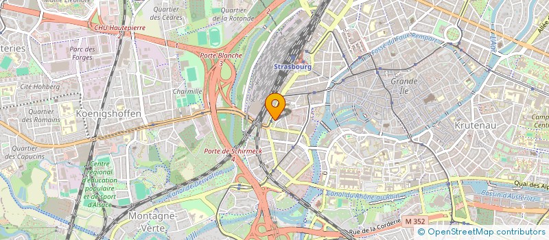 localisation de l'entreprise MYRACLE à STRASBOURG