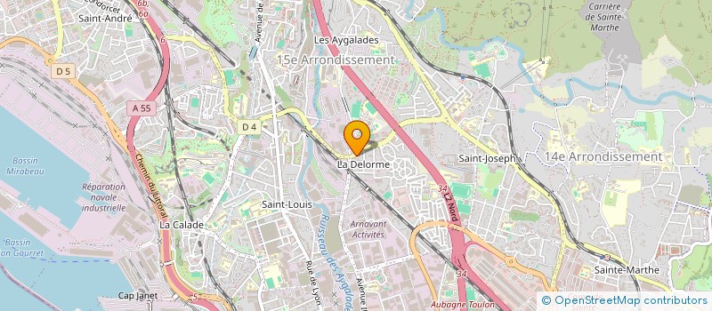 localisation de l'entreprise MYRAGO à MARSEILLE