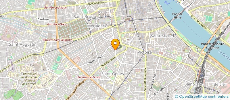 localisation de l'entreprise MYRATA à BORDEAUX