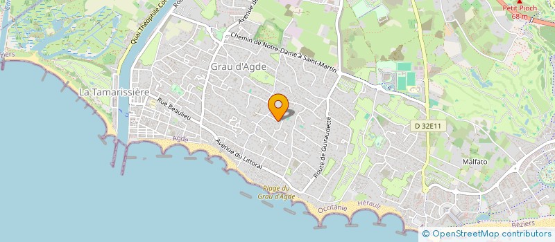 localisation de l'entreprise MYRCC  AGDE