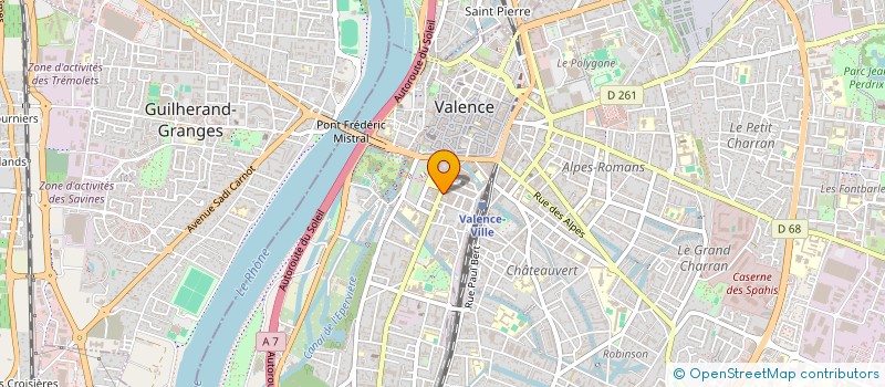 localisation de l'entreprise MYRE INVESTISSEMENT  VALENCE