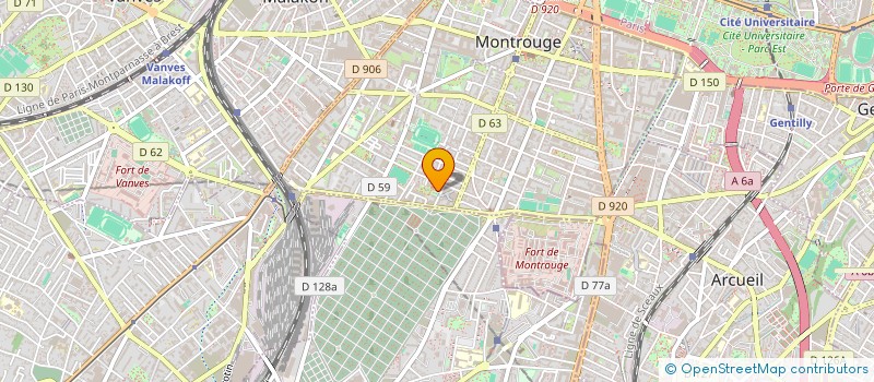 localisation de l'entreprise MYREDCITY  MONTROUGE