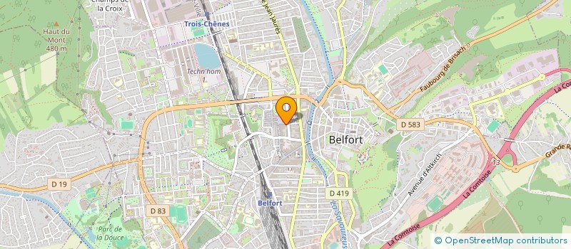 localisation de l'entreprise MYRENT  BELFORT