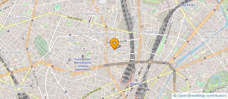 localisation de l'entreprise MYRHA TROPICAL  PARIS 18