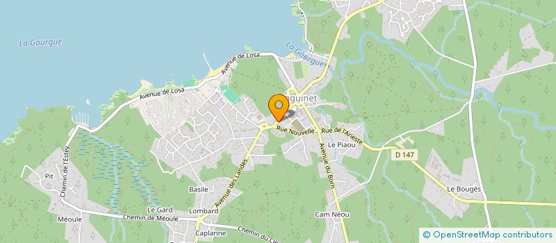 localisation de l'entreprise MYRIA  SANGUINET