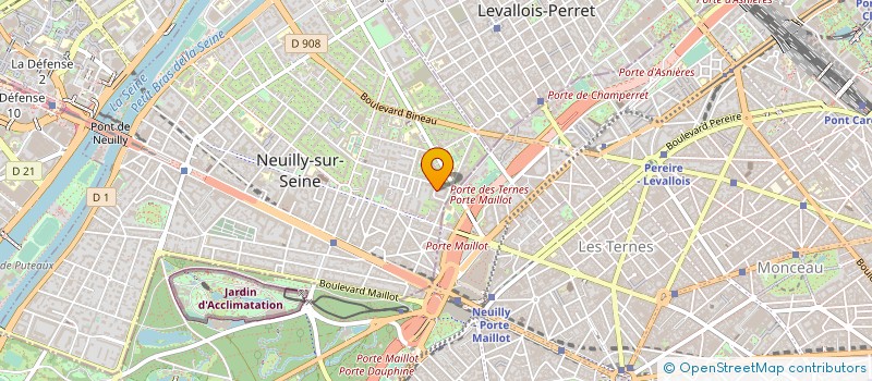 localisation de l'entreprise MYRIAD à NEUILLY-SUR-SEINE