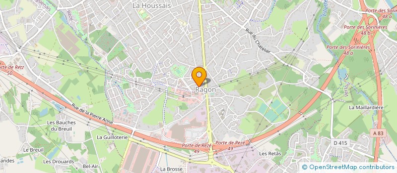 localisation de l'entreprise MYRIADE à REZE