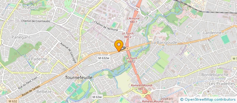 localisation de l'entreprise MYRIADE à TOURNEFEUILLE
