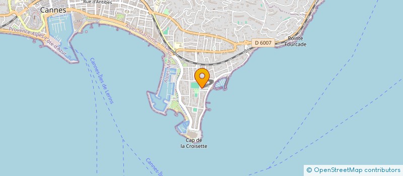localisation de l'entreprise MYRIADE DE LYS à CANNES