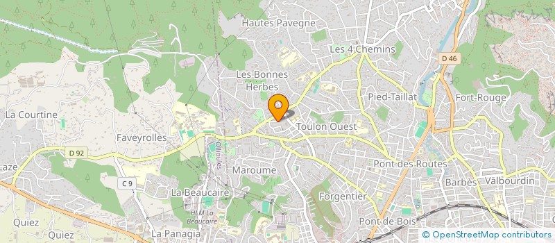 localisation de l'entreprise MYRIADES  TOULON